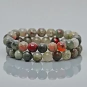 Healing African Bloodstone Gemstone Bracelet Sourced from Africa