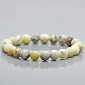 Natural Dendritic Opal Gemstone Beaded Bracelet from Emeria.in