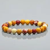 Natural Mookite Gemstone Beaded Bracelet for Men and Women – AAA Grade