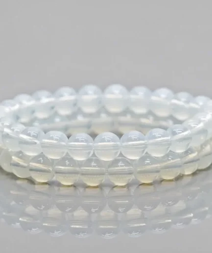 Premium AAA Grade Opalite Gemstone Beads Bracelet on Emeria.in