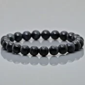 Smooth Round Natural Star Tiger Eye Gemstone Bracelet for Men and Women