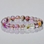 Smooth Round Super Seven Gemstone Bracelet
