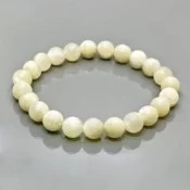 AA+ grade White Moonstone gemstone bracelet from India