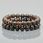 Natural Bronzite Gemstone Bracelet – AAA Grade Protective Crystal Jewelry by Emeria Natural Bronzite Gemstone Bracelet – AAA Grade Protective Crystal Jewelry by Emeria