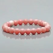 Natural Dyed Pink Opal Gemstone Bracelet for Women – Emeria