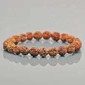 Created Rudraksha Bracelet – Lab-Grown AA Grade Beads by Emeria