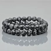 Natural Snowflake Obsidian Gemstone Bracelet – AA Grade
